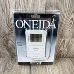 Oneida Digital Probe Oven Thermometer And Timer 31161 White New Sealed. Fixed Price $24.99.