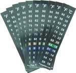 Stick On Thermometer Strip, Digital Temperature Display For Fermenting, Brewi.... Fixed Price $16.71.