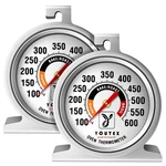 2-pack Oven Thermometer, Upgraded 100-600 F No-holes Non-discoloring Easy-t. Fixed Price $18.42.