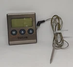 Taylor 1487-9 Digital Meat Thermometer W/ Probe & Timer Cooking Baking. Fixed Price $12.95.