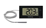 Black Digital Cooking Thermometer High Accuracy Easy Read Oven Grill Probe. Fixed Price $18.29.