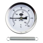 Brannan Clip On Pipe Clamp Hvac Thermometer - Stainless Steel. Fixed Price $20.35.