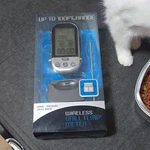 Jlr Gear Wireless Grill Thermometer, Stainless Steel Meat Probe, Back-lit Displ. Fixed Price $35.00.