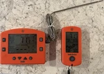 Thermoworks Smoke Digital Wireless Meat Thermometer Remote Read Alarm Orange. Fixed Price $33.60.