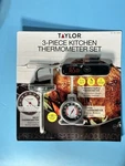 Taylor 3-piece Kitchen Cooking Thermometer Set. Fixed Price $20.00.