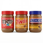 Candy & Cookie Peanut Butter Spread 15 Oz Jar, Choose Flavor M&ms, Twix Or Snick. Fixed Price $23.50.