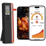 Wireless Meat Thermometer With Wifi Unlimited Range - Ultra Thin Probe 6 Hi. Fixed Price $39.99.
