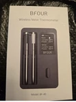 Bfour Bf-40 Wireless Meat Thermometer, Black, Two Probes, Smartapp, 524ft, 752 F. Fixed Price $40.00.