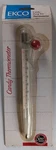 Ekco Glass Candy Deep Frying Jelly Thermometer Celsius Fahrenheit 23025 Nos 1998. Fixed Price $8.00.