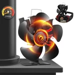 Xmasneed Wood Stove Fan, Fireplace Fan For Medium, Black-stove. Fixed Price $38.12.