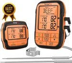 500ft Wireless Meat Thermometer With 2 Probes For Bbq Grilling & Smoking. Fixed Price $51.34.
