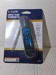 Taylor Compact Folding Digital Thermometer 0.7" Lcd C/f Kitchen Cooking Gadget. Fixed Price $10.00.