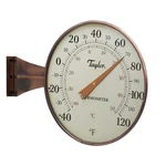 Taylor Precision Products 480bz Heritage 8.5" Dial Outdoor-thermometers, Copper. Fixed Price $47.49.