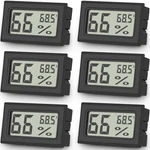 Vaikby 6-pack Mini Digital Thermometer Hygrometer, Indoor Humidity Monitor, T.... Fixed Price $15.76.