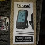 Viking Dual Probe Wireless Meat Thermometer Black Preset Programmable Timer. Fixed Price $95.00.