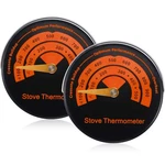 Frienda Wood Stove Thermometer Magnetic, Oven Temperature Meter For Black. Fixed Price $13.99.