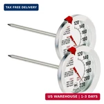 Escali Ah1 2 Pack Oven Safe Meat Thermometers, Stainless Steel, Thermometer With. Fixed Price $24.85.