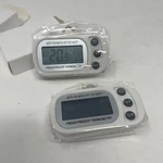 2 Pack Digital Refrigerator Freezer Thermometer, Max/min Record Function. Fixed Price $11.11.