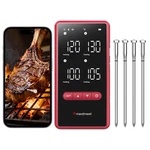 Wireless Bluetooth Meat Thermometer, Standalone Base, Wifi Unlimited Range, 1080. Fixed Price $305.99.
